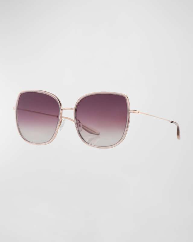 Vega Acetate & Titanium Butterfly Sunglasses